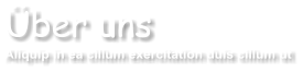 �ber uns Aliquip in ea cillum exercitation duis cillum ut